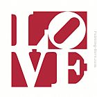 LOVE Red by Unknown Artist